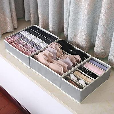 Kootek 10 Pack Drawer Organizers for Clothing, 92 Cell Dresser Organiz