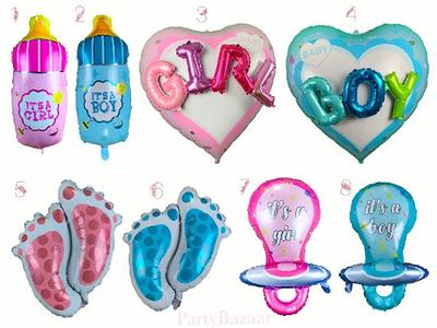 137Pcs Baby Boxes Gender Reveal Balloon Decorations Kit, Pink & Blue  Balloon Arch with 4pcs Baby