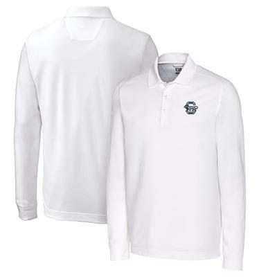 Men's Cutter & Buck White Detroit Lions Big Tall Advantage Tri-Blend Pique Polo