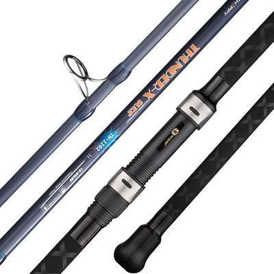 FISHAPPY Surf Rod Graphite Surf Spinning Fishing Rod with Seaguide Reel  Seat (9' - 2 Piece) - Yahoo Shopping