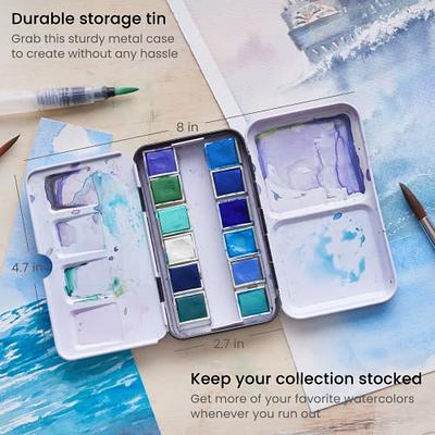 Arteza Watercolor Art Paint and Tools Set