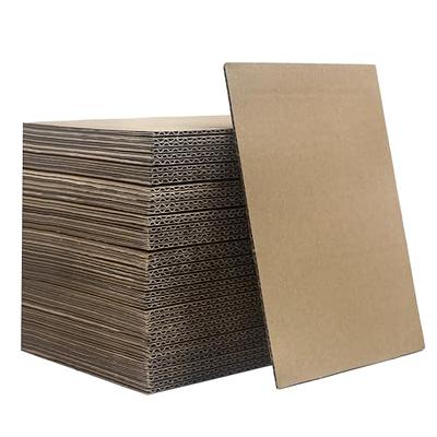  SHEUTSAN 100 Pack 8.5 X 11 Inches Corrugated Cardboard Sheets