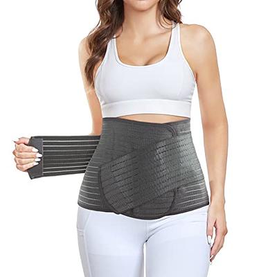 Postpartum Girdle C-Section Recovery Belt Back Support Belly Wrap Belly  Band Shapewear (Black, S) at  Women's Clothing store