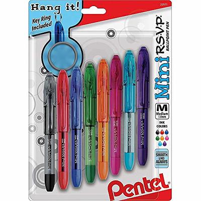 Pentel Sparkle Pop Iridescent Gel Pens, (1.0mm) Bold lines, Assorted Ink  (A/C/D/F/P/V/X/Z) 36-pk Canister (K91PC36M) : : Everything Else