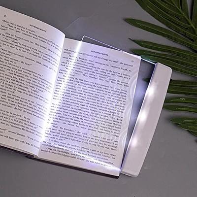 Agatige LED Reading Light, Flat Reading Light Acrylic Bookmark LED Reading  Light Portable LED Panel Book Light with Brightness Adjustment, Student Eye  Protection Light for Night Reading - Yahoo Shopping