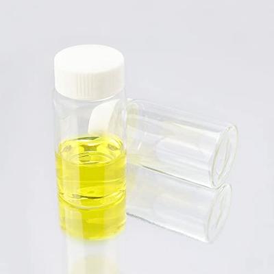 Csfglassbottles 16pcs 25ml Clear Small Glass Vials with White Screwcap  Liquid Sampling Sample Glass Bottles for Chemistry Lab Chemicals - Yahoo  Shopping