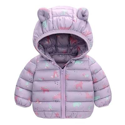 TBUIALL Toddler Kids Baby Girls Cotton Thick Fleece Lined Warm