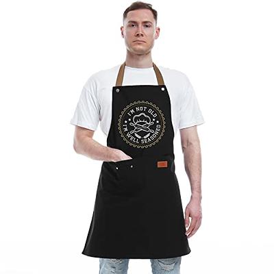 When Mom is Cooking Kitchen Apron with Pocket Gift Funny Humor