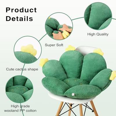 Ditucu Cute Cat Paw Cushion Cactus Gaming Chair Cushion Comfy Kawaii Seat  Cushions 29 x 23 inch Lazy Sofa Office Floor Stuff Pillow Pad for Gamer  Room Decor - Yahoo Shopping