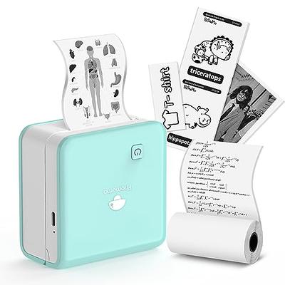 Phomemo T02 Mini Pocket Sticker Bluetooth Thermal Printer Portable Smart  Photo Receipt Mobile Sticker Printer for iPhone, Compatible with iOS &  Android, for Journal, Notes, Memo, Photo 
