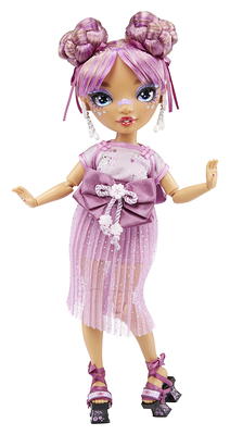 Rainbow High Rainbow Vision Royal Three K-pop – Minnie Choi (Pink Lavender)  Fashion Doll. 2 Designer Outfits to Mix & Match w/ Microphone Headset &  Band Merch Playset, Gift for Kids 6-12 