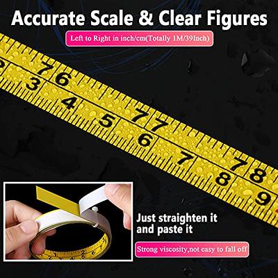 uxcell Adhesive Backed Tape Measure 40 Inches Peel and Stick