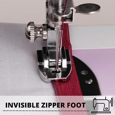 Invisible Zipper Foot Sewing Machine Zipper Presser Foot many industrial  sewing machines