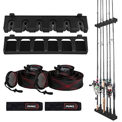 THKFISH Fishing Rod Holders for Wall, Fishing Pole Holders for Garage Car  Fishing Rod Holder, Holds 3 Rods,Fishing Rod Rack,Space Saving for Fishing  Rods,Hiking Poles - Yahoo Shopping