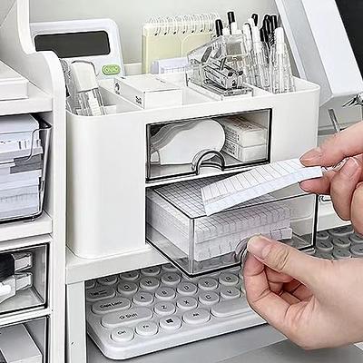 MDHAND Office Desk Organizer and Accessories Desk Drawer Organizer with 6  Compartments, Mesh Pencil Desk Organizer For Home Office