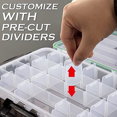 Fishing Tackle Box Fishing Tackle Storage 3700 Tackle Boxes Clear Plastic  Organizer Tackle Box with Removable Dividers Tackle Box Trays for Lures 2  Pack Storage Box - Yahoo Shopping