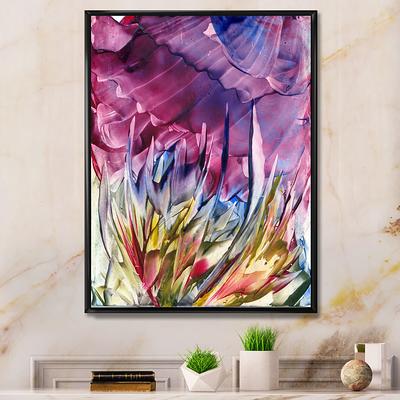 Watercolor Flower Glass Backsplash, Pink Kitchen Wall Protector, Gray Art  Design, Plant Easy To Clean Surface - Yahoo Shopping