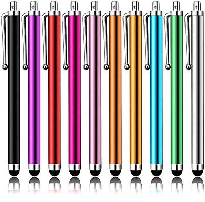 ChaoQ Touch Stylus Pen Hybrid Mesh Fiber Tips Stylus 6 Pcs Black White Pink Gre