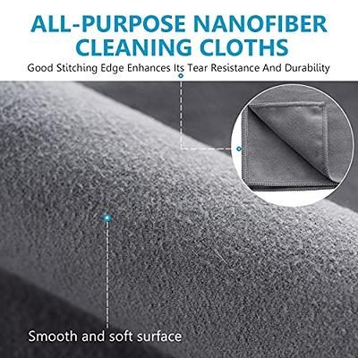 MAKUANG Microfiber Cleaning Cloths, Highly Absorbent Towel, Reusable Softer  Cloth for Home Kitchen, Lint-Free and Streak-Free Polishing Rag for Car