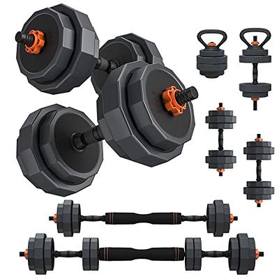  Fiar Adjustable Weight Dumbbells Set- A Pair 4lb 6lb 8lb 10lb  (2-5lb Each) Free Weights Set for Home Gym Equipment Workouts Strength  Training for Women, Men,Teens 3 Colors : Sports