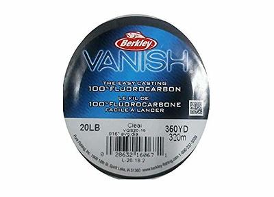 Berkley Vanish Fluorocarbon Fishing Line, Clear, 250 yd, 10 lb