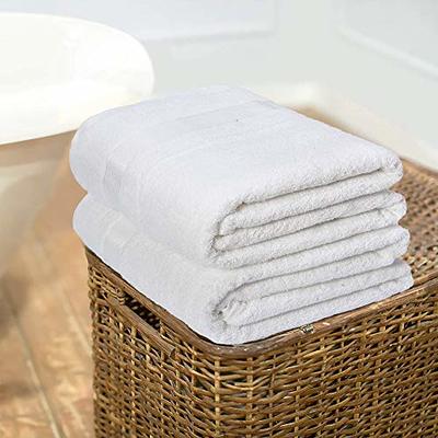 Belizzi Home Cotton 2 Pack Oversized Bath Towel Set 28x55 inches, Large  Bath Towels, Ultra Absorbant Compact Quickdry & Lightweight Towel, Ideal  for