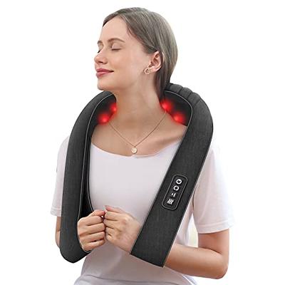  MoCuishle Neck Shoulder Back Massager with Heat - Shiatsu Neck  Massager Present, Gift for Men/Women/Mom/Dad - Deep Kneading Massage for  Neck, Back, Shoulder, Waist, Leg, Feet and Muscle : Health 