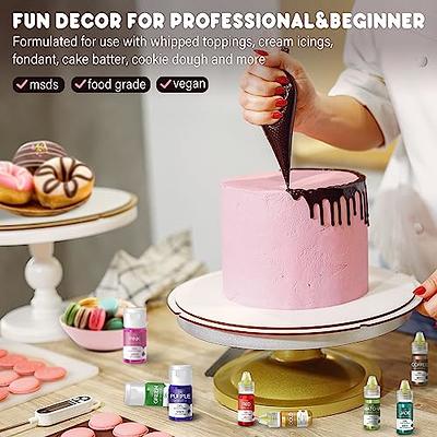 Cake Baking Brushes Food Paint Brush for Chocolate Sugar Cookie Decoration  Brushes Set Cookie Decorating Supplies with Fondant and Gum Paste Tool  (Purple) 