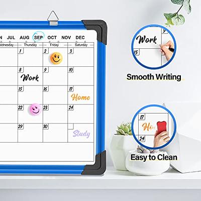 2 Pack Dry Erase Whiteboard Calendar for Wall, Magnetic Weekly & Monthly  Planner White Board Dry Erase Calendar Memo, 16 x 12 Hanging Double-Sided  Board for Home, School, Office, Kitchen - Yahoo