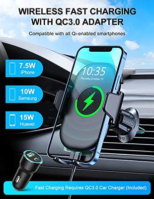 KPON Wireless Car Charger for Thick Cases