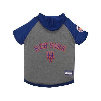 Pets First New York Mets Pet Hoodie T-Shirt - Medium