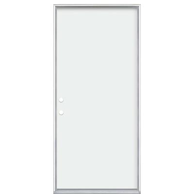 Masonite 72 in. x 80 in. Willow Wood Steel Prehung Right-Hand Inswing 10-Lite Clear Glass Patio Door Without Brickmold