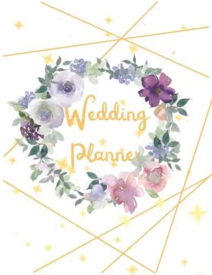 Wedding Planner: Watercolor Flower My Wedding Organizer Budget