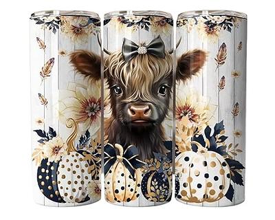 Highland Cow Sublimation Tumbler