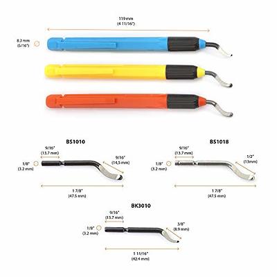 AFA Tooling - Deburring Tool with High Speed Steel Blade - Works on Metal,  Resin, PVC Pipes, Copper, Plastic and 3D Printed Edges - Plumbing & 3D  Printing Burr Removal Reamer Tool