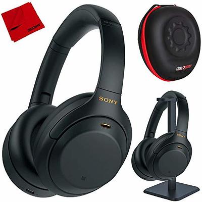 Sony WH-1000XM4 Wireless Noise Canceling Over Ear Headphones Black White