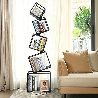 Freestanding Display Rack Tall Wood 4-Tier Bookcase Storage Shelves - Yahoo  Shopping