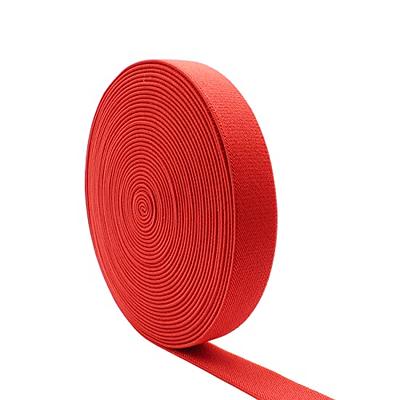  MECCANIXITY Twill Wide Elastic Band Double-Side 3 inch Flat 4  Yard Woven Elastic Band Knit Elastic Spool Heavy Stretch Strap Red for  Sewing, Waistband : Arts, Crafts & Sewing