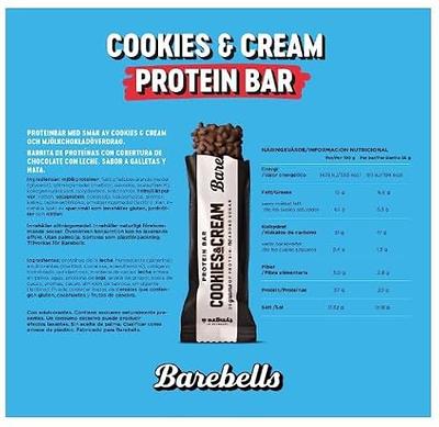 Barebells Protein Bar, Cookies & Cream