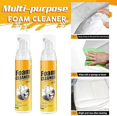 Car Magic Foam Cleaner, 2023 New Magic Foam Cleaner for Car,  Multifunctional Car Magic Foam Cleaner (2PCS,30ML)