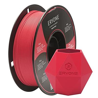 ERYONE Matte PLA Filament for 3D Printer, Filament 1.75mm +/- 0.03mm, 1kg  (2.2LBS)/Spool, Red - Yahoo Shopping