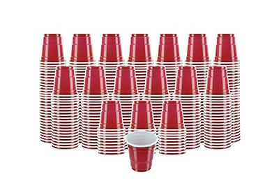 Mini Party Cups - Red