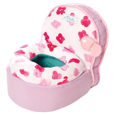 Nurturing Baby Doll, Baby Stella Blissful Blooms High Chair By Manhattan Toy