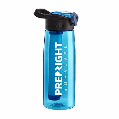 E-Senior Collapsible Water Bottle BPA Free - Foldable Water Bottle for  Travel Sports Bottles with Triple