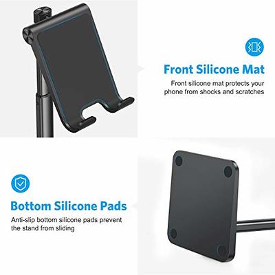 Adjustable Cell Phone Stand, Lamicall Phone Stand: [Update version] Cradle, Dock, Holder Compatible with iPhone Xs XR 8 x 7 6 6s Plus SE 5 5S