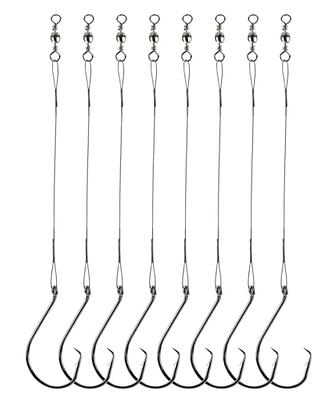 Uxwuy Fishing Circle Hooks Saltwater Catfish Hooks 50pcs Fishing Leader Hook  Rigs for Catfish Bass Catfish Rig with Offset Fishing Hooks - Yahoo Shopping