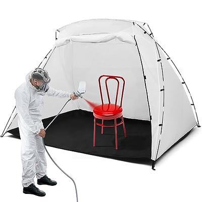 Portable Spray Paint Tent, Small Spray Shelter Paint Booth with Vent for  DIY Projects, Hobby Paint Booth Tool Painting Station, Small to Medium