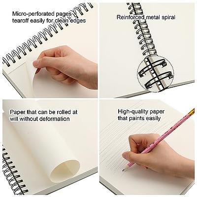 Paper Student Sketch Pads for Drawing Adults Bound Spiral