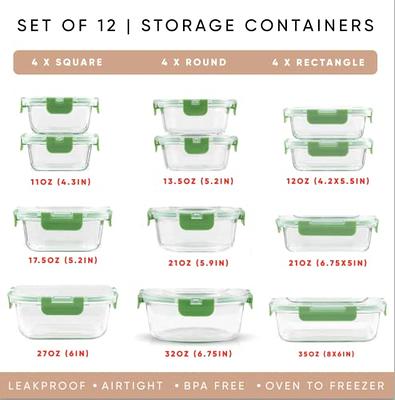 JoyJolt Food Prep Storage Containers - Set of 5 - Bed Bath