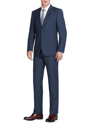 UNINUKOO Men Suits Slim Fit 3 Piece 1 Button Wedding Formal